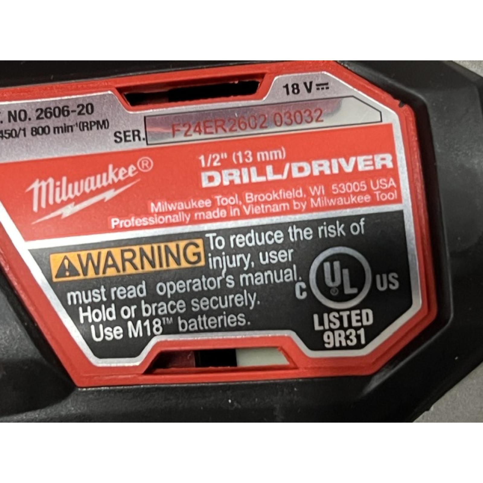 AS-IS Milwaukee 18-Volt Lithium-Ion Cordless (6-Tool) Combo Kit