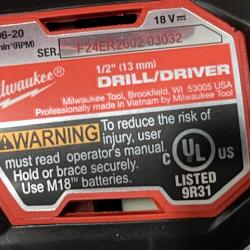 AS-IS Milwaukee 18-Volt Lithium-Ion Cordless (6-Tool) Combo Kit