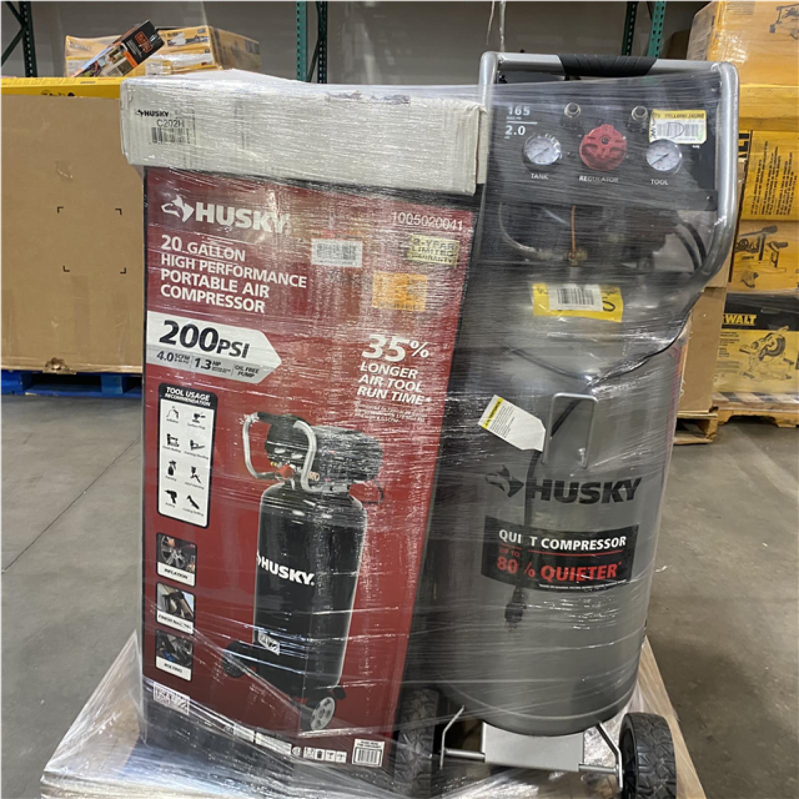 Dallas Location - As-Is Husky Electric Air Compressor(Lot Of 4)