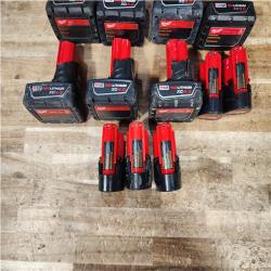 HOUSTON LOCATION - AS - IS MILWAUKEE BATTERY PACK QTY - 15