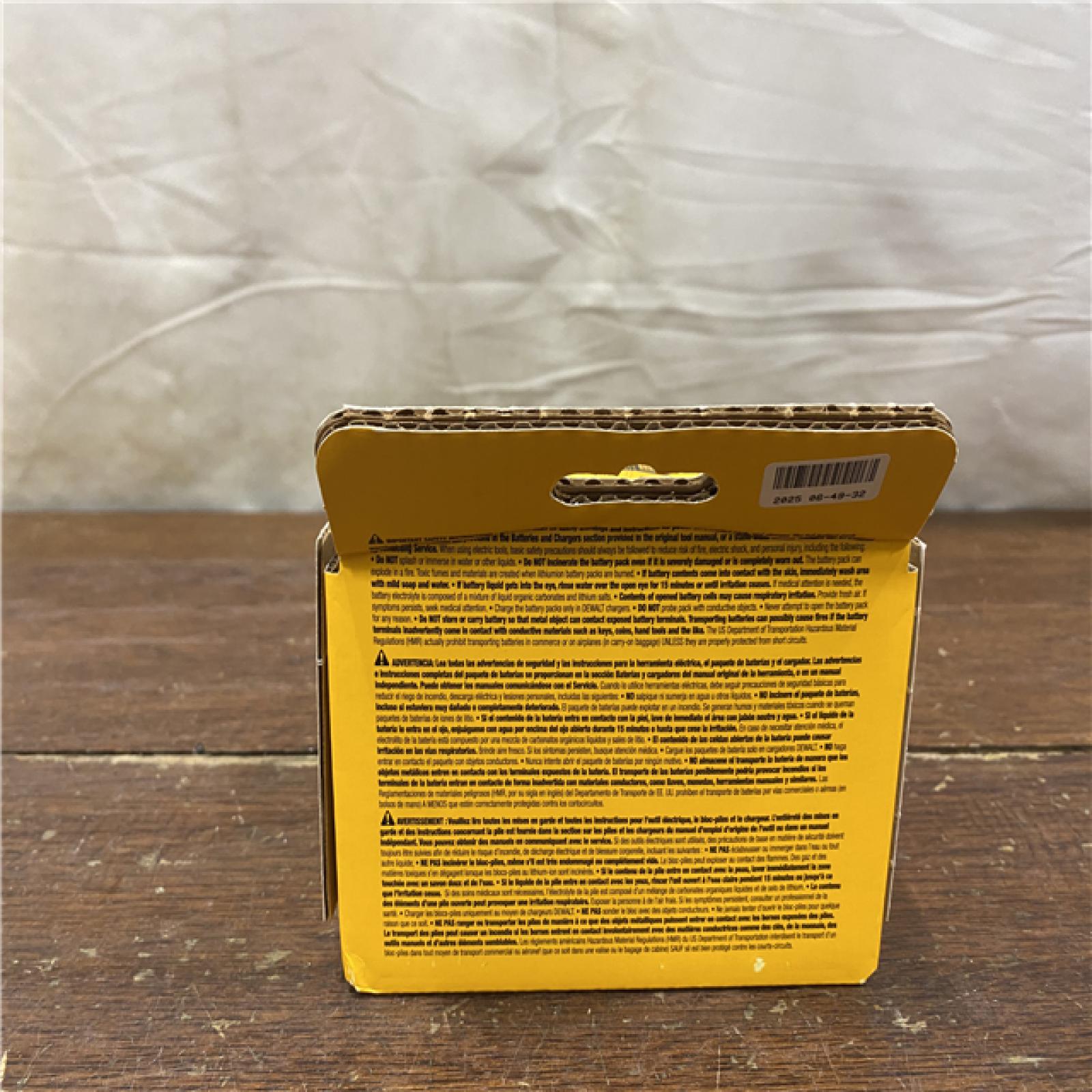 AS-IS DEWALT 20-Volt MAX XR Lithium-Ion Premium Battery Pack 6.0Ah