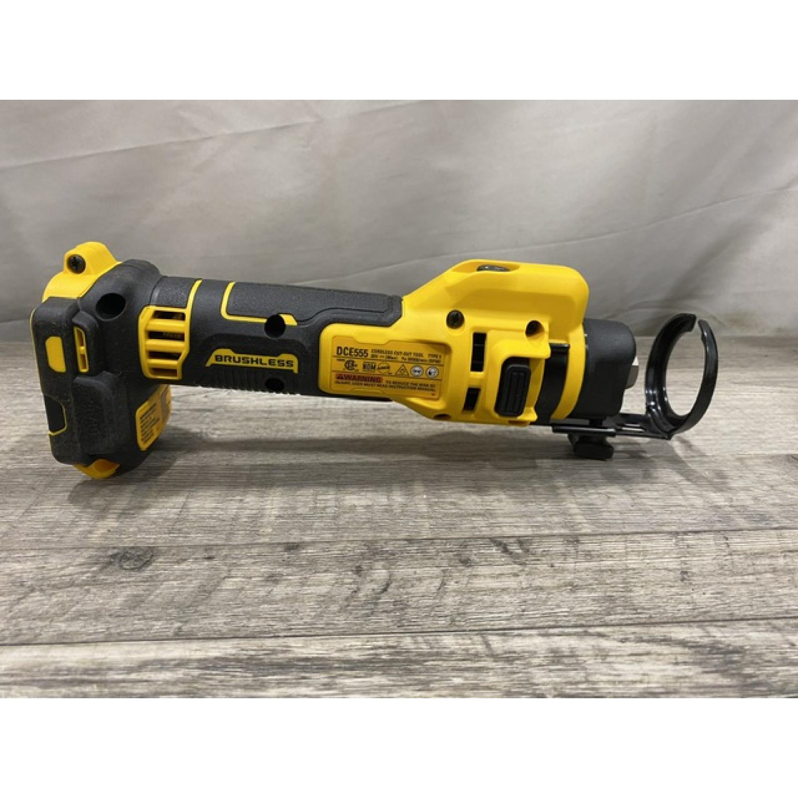 AS-IS DEWALT XR 20V Lithium-Ion Cordless Rotary Drywall Cut-Out Tool (Tool Only)