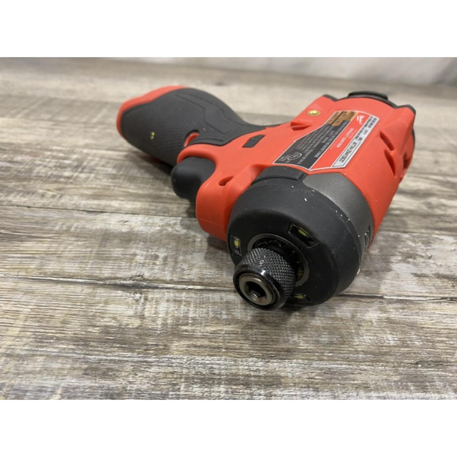 AS-IS Milwaukee FUEL 12V Lithium-Ion Brushless Cordless 1/4 in. Hex Impact Driver (Tool-Only)