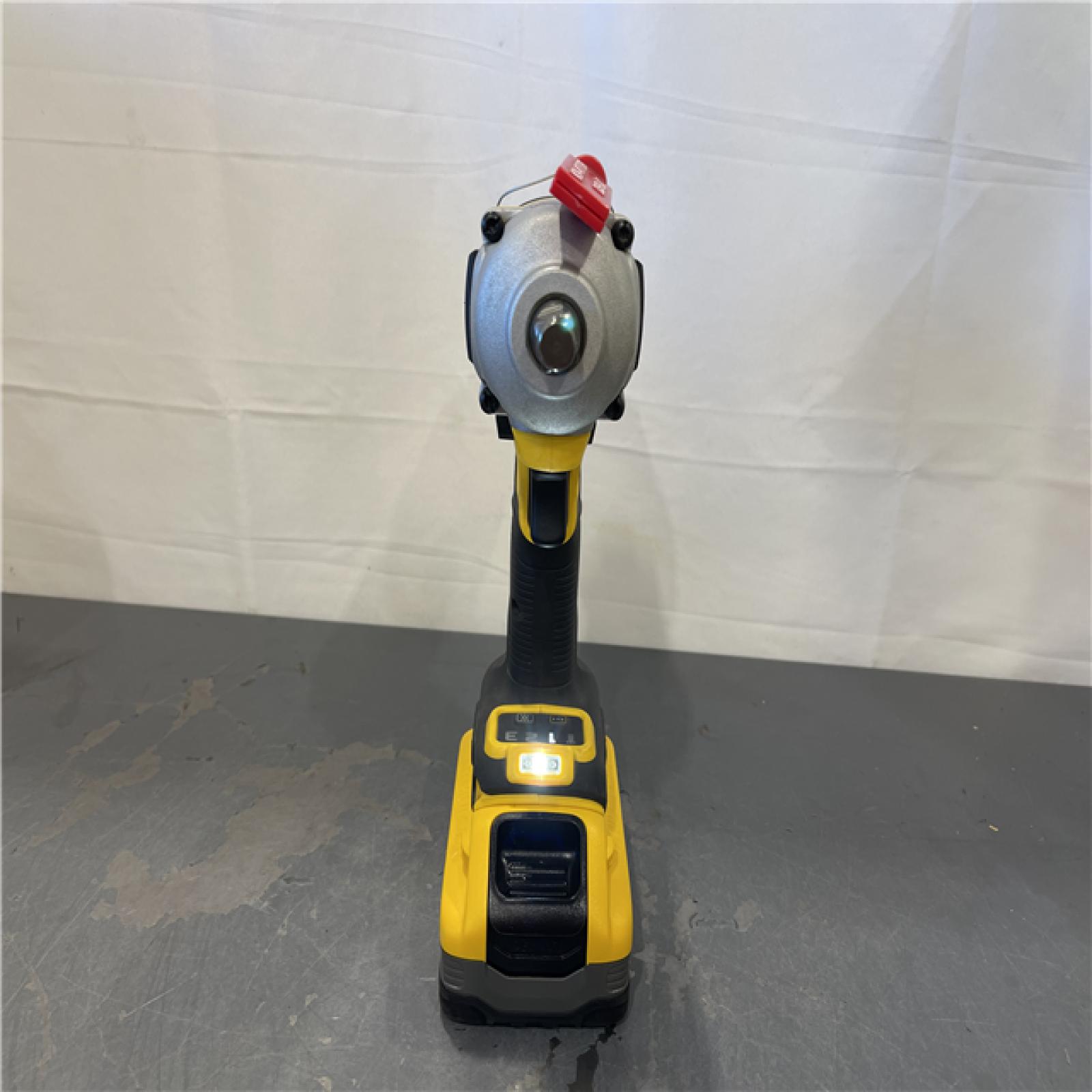 AS-IS - DeWalt 20V MAX XR Lithium-Ion Cordless 1/2 in. Impact Wrench with POWERSTACK 20V 5.0Ah Battery Pack