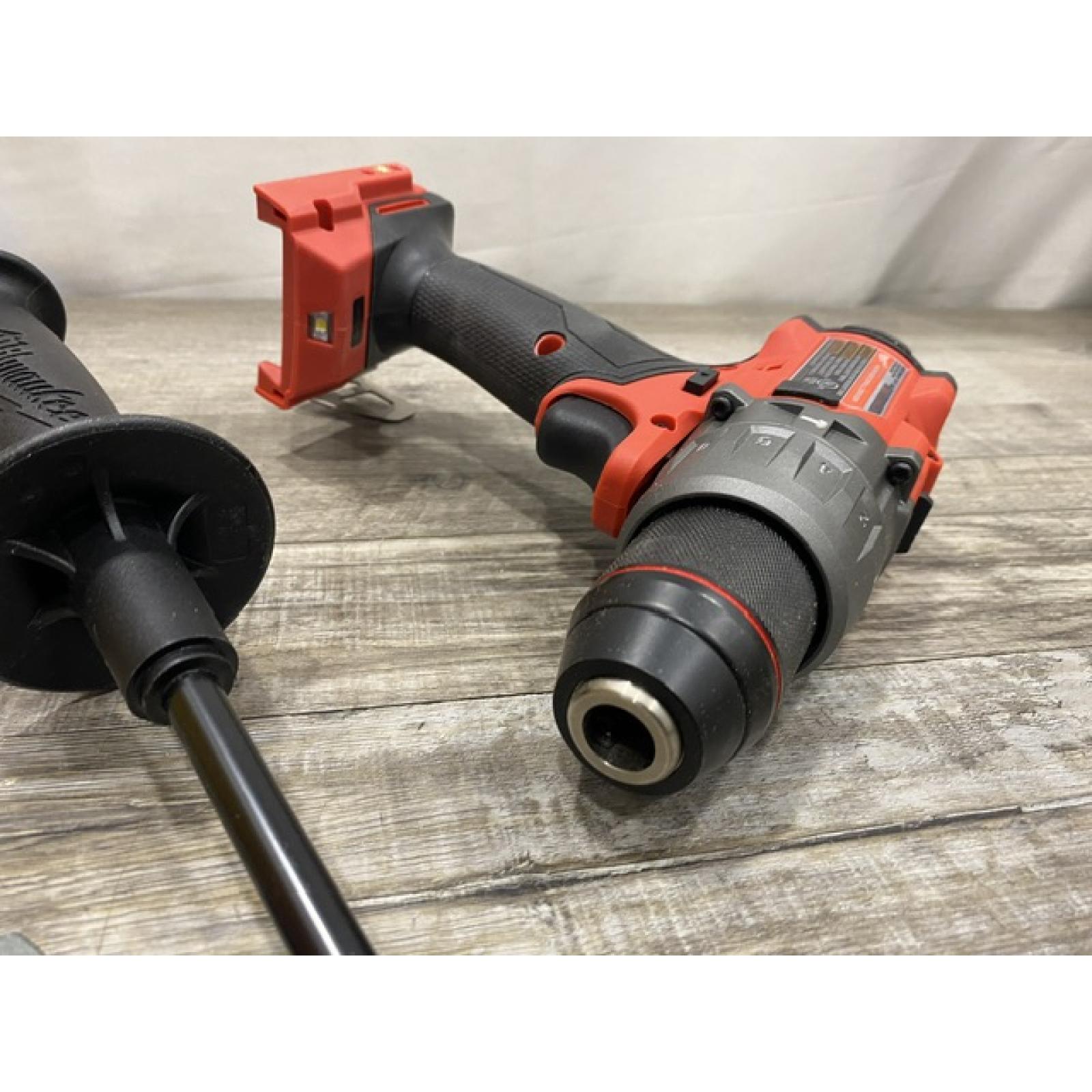 AS-IS Milwaukee FUEL 18V Lithium-Ion Brushless Cordless 1/2 in. Hammer Drill/Driver (Tool-Only)