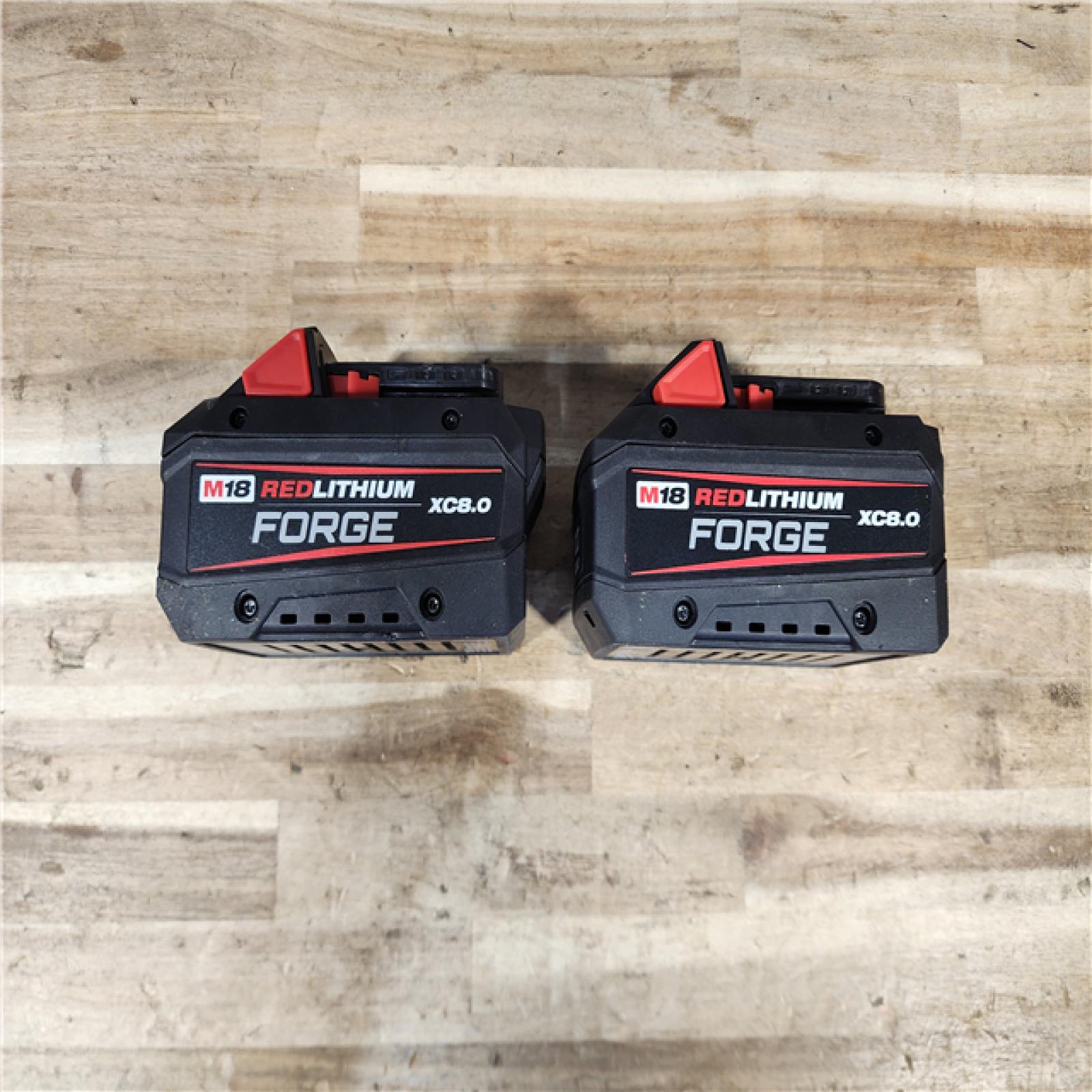 HOUSTON LOCATION - AS-IS MILWAUKEE FORGE BATTERY PACK QTY - 2