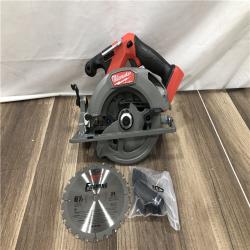 AS-IS Milwaukee FUEL 18V Lithium-Ion Brushless Cordless 6-1/2 in. Circular Saw (Tool-Only)