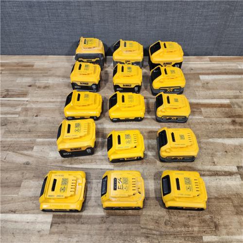 HOUSTON LOCATION - AS - IS DEWALT BATTERY PACK QTY - 15