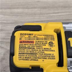 AS-IS DEWALT 20V MAX Cordless 1/2 3-Speed Hammer Drill (Tool-Only)