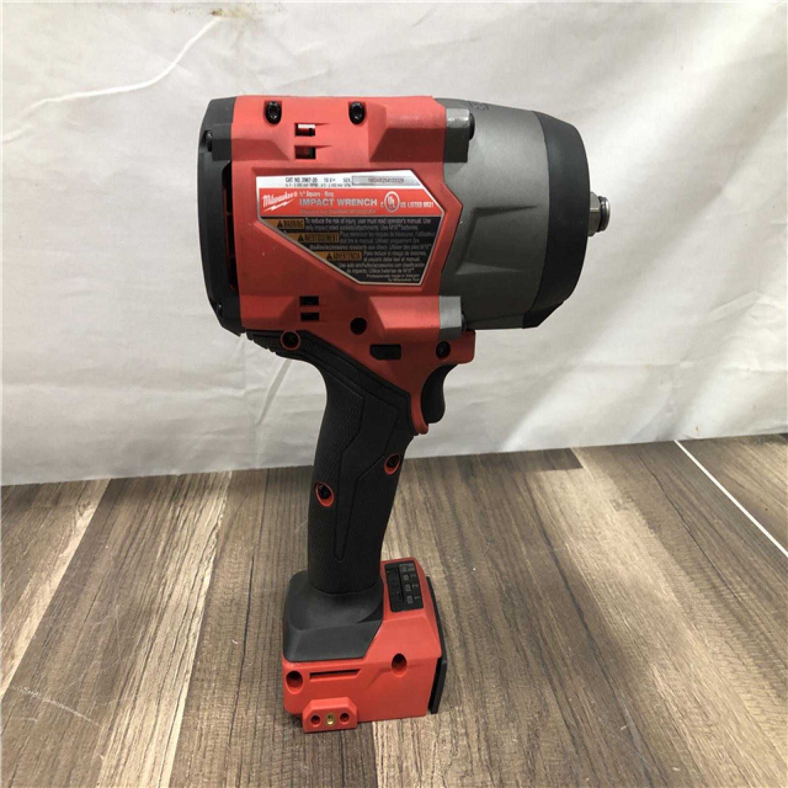 AS-IS Milwaukee  FUEL 18V Lithium-Ion Brushless Cordless 1/2 in. Impact Wrench with Friction Ring (Tool-Only)
