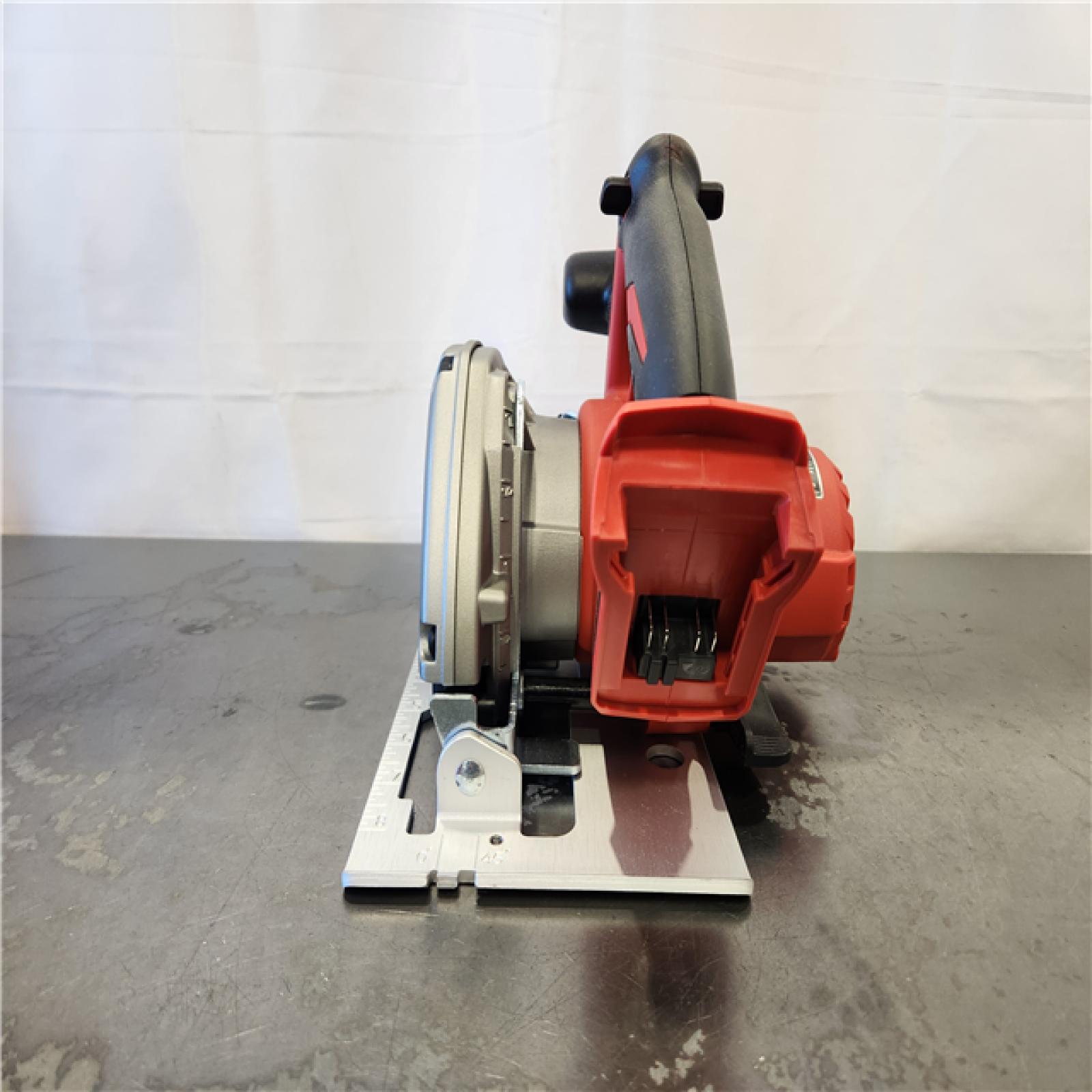 AS-IS- Milwaukee 18V Lithium-Ion Cordless 6-1/2 in. Circular Saw (Tool-Only)