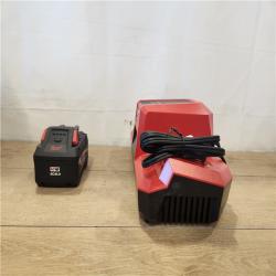 AS-IS- Milwaukee 18V Lithium-Ion REDLITHIUM FORGE 8.0 Ah Battery Pack with 18V Super Charger
