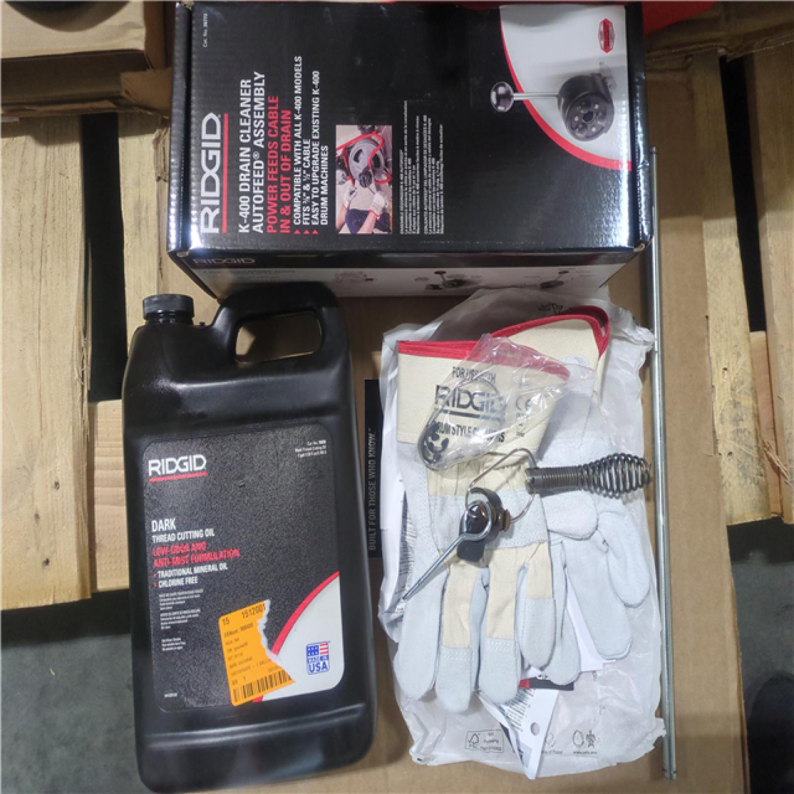 California AS-IS Ridgid K-400 Powered Drain Cleaner