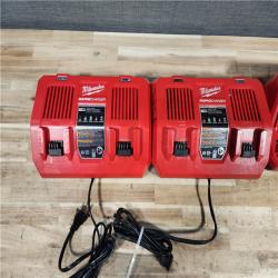 HOUSTON LOCATION - AS-IS MILWAUKEE BATTERY CHARGER PACK QTY - 3