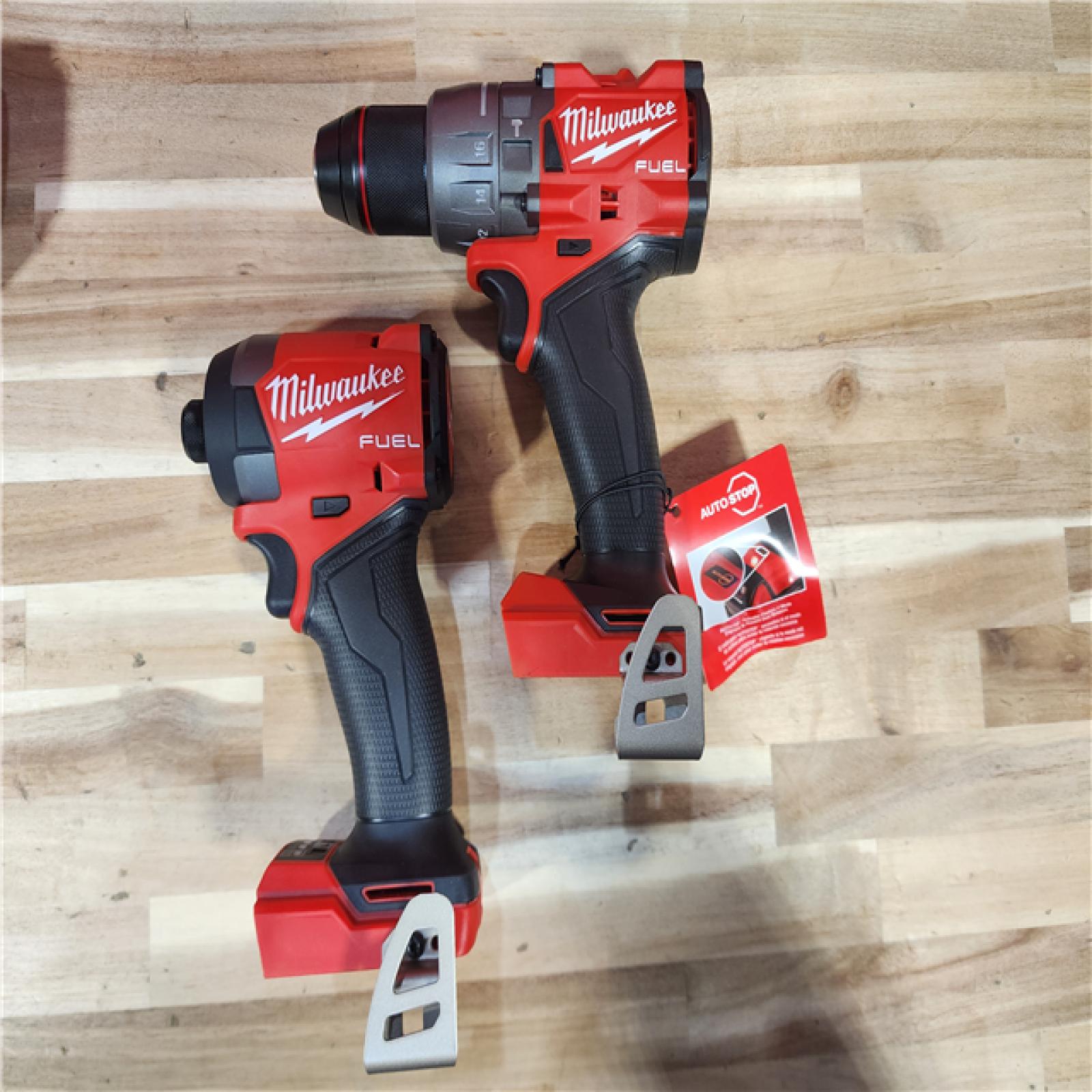 HOUSTON LOCATION - AS-IS (APPEARS LIKE NEW) Milwaukee  FUEL 18V Lithium-Ion Brushless Cordless Hammer Drill and Impact Driver Combo Kit