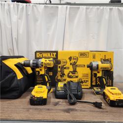 AS IS DEWALT 20V MAX XR Hammer Drill and ATOMIC Impact Driver 2 Tool Cordless Combo Kit