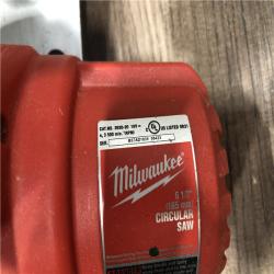 AS-IS Milwaukee 18V Lithium-Ion Cordless 6-1/2 in. Circular Saw (Tool-Only)