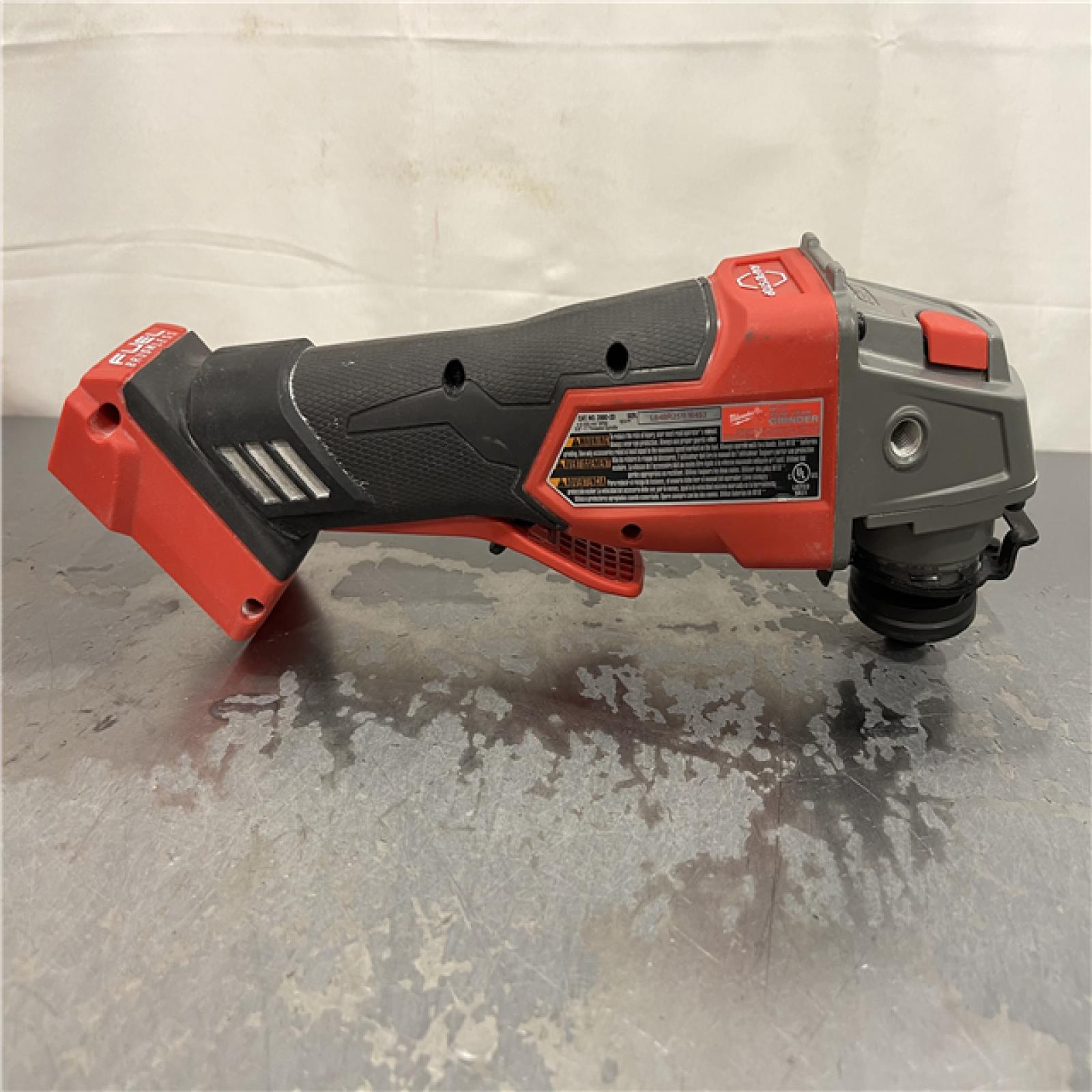 AS-IS - Milwaukee M18 FUEL 18V Lithium-Ion Brushless Cordless 4-1/2 in./5 in. Grinder w/Paddle Switch