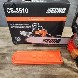 HOUSTON LOCATION - AS-IS Echo-CS-3510-16AA Professional Gas Rear Handle Chain Saw with 16in. Bar 34.4cc