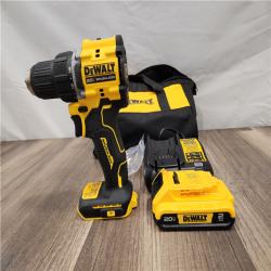 LIKE NEW! - DEWALT 20V  Cordless.5 in Drill Driver  2 Ah