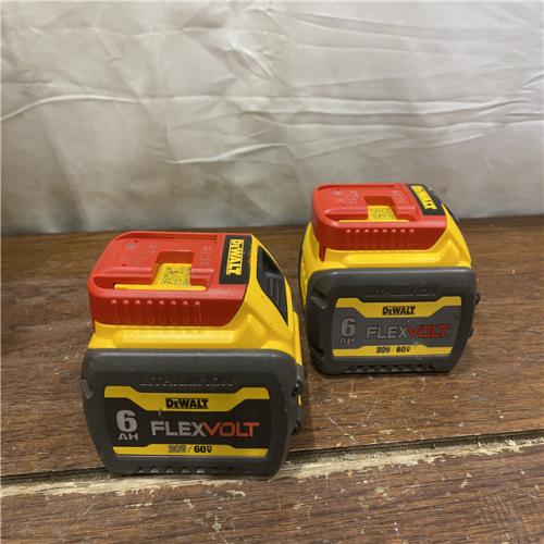 AS-IS DEWALT FLEXVOLT 20V/60V MAX Lithium-Ion 6.0Ah Battery Pack (2 Pack)