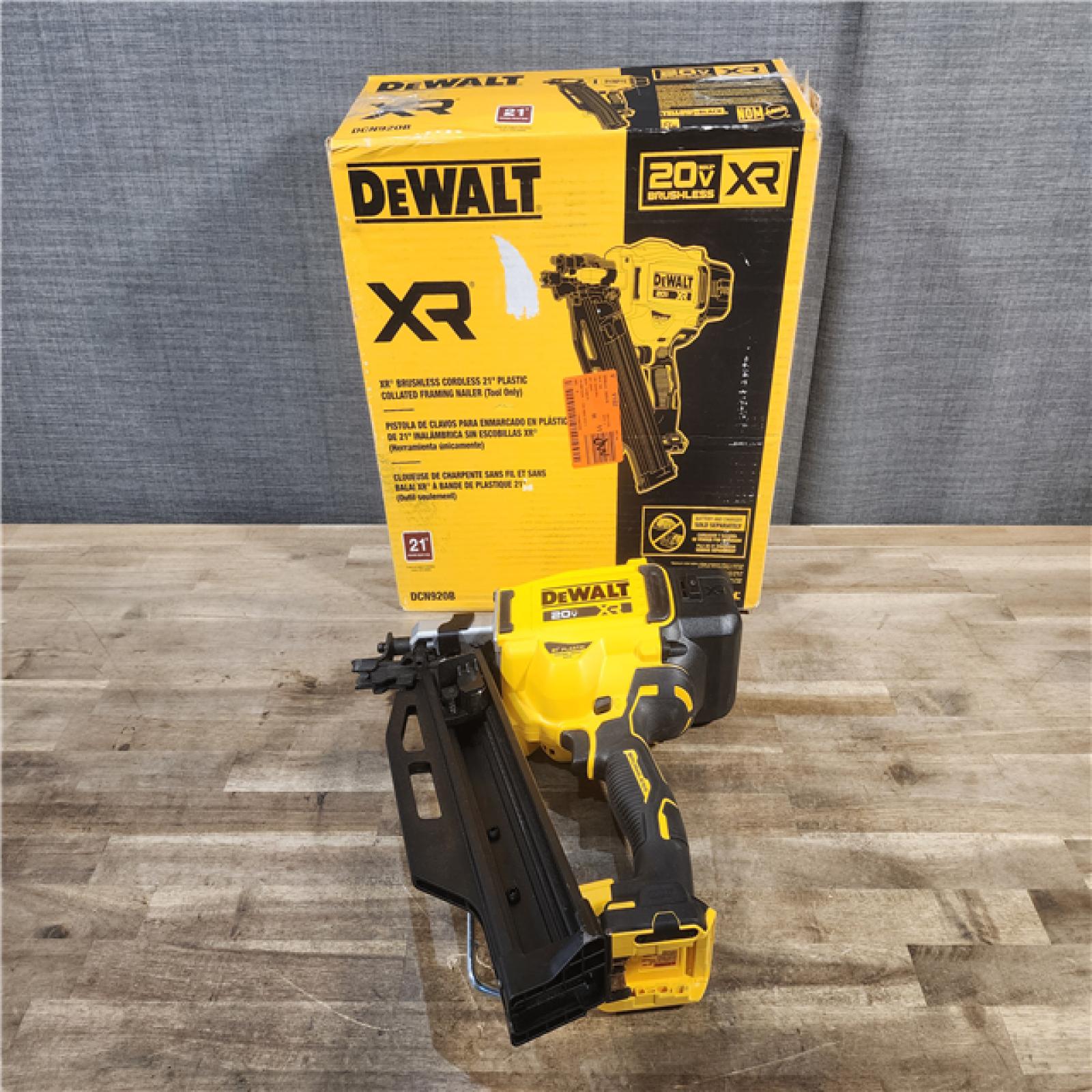 HOUSTON LOCATION - AS-IS DEWALT 20-Volt 21° Cordless Framing Nailer (Tool-Only)