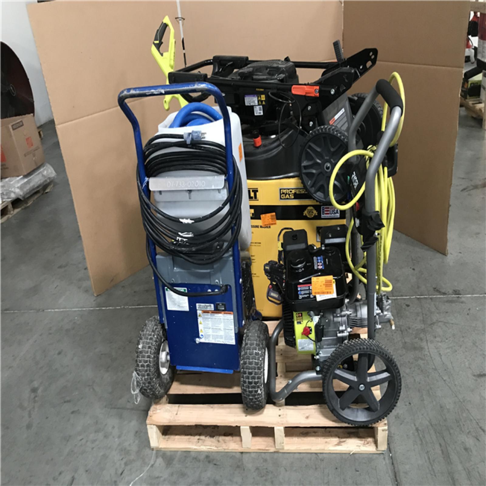 CALIFORNIA AS-IS OUTDOOR POWER EQUIPMENT