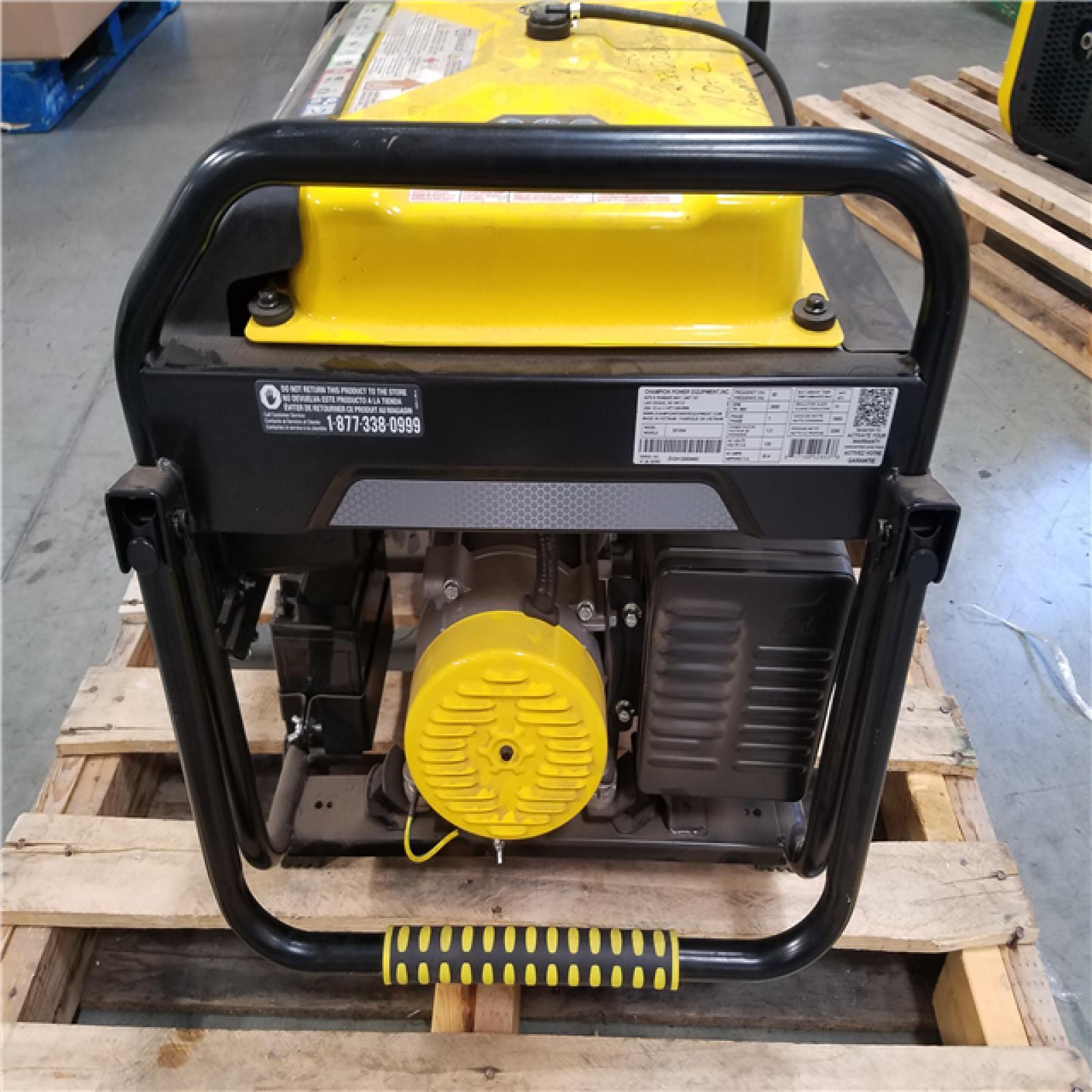 CALIFORNIA AS-IS CHAMPION DUAL FUEL PORTABLE GENERATOR