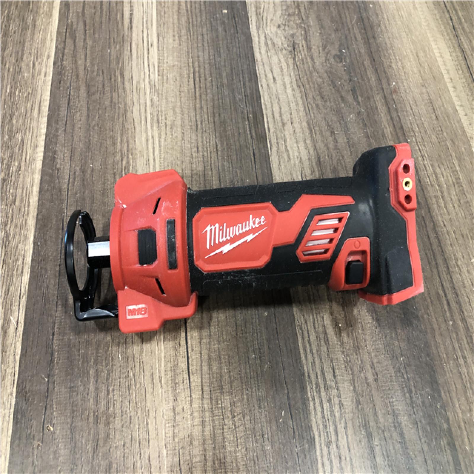AS-IS Milwaukee M18 18V Lithium-Ion Cordless Drywall Cut Out Rotary Tool (Tool-Only)