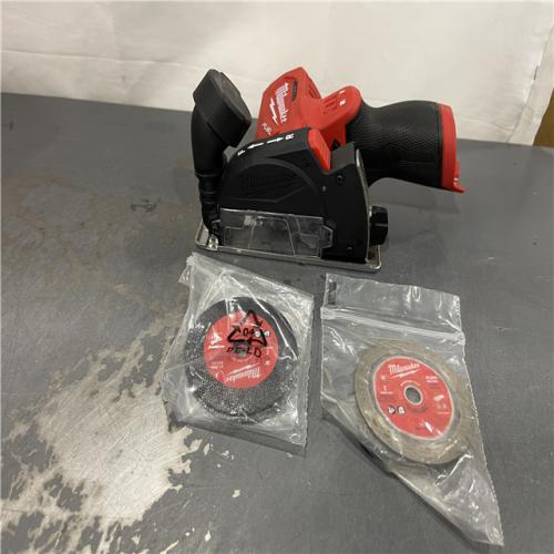 AS-IS - Milwaukee M12 FUEL 12V Lithium-Ion Brushless Cordless 3 in. Cut Off Saw