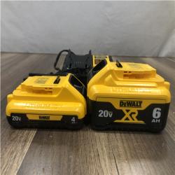 AS-IS DEWALT 20V MAX Lithium-Ion 6.0Ah and 4.0Ah Battery and Charger Starter Kit