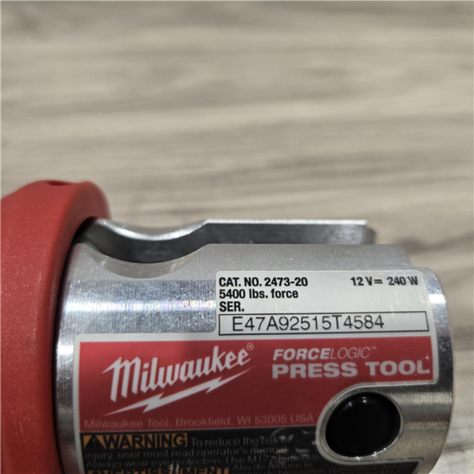 AS-IS MILWAUKEE 12-Volt Lithium-Ion Force Logic Cordless Press Tool Kit