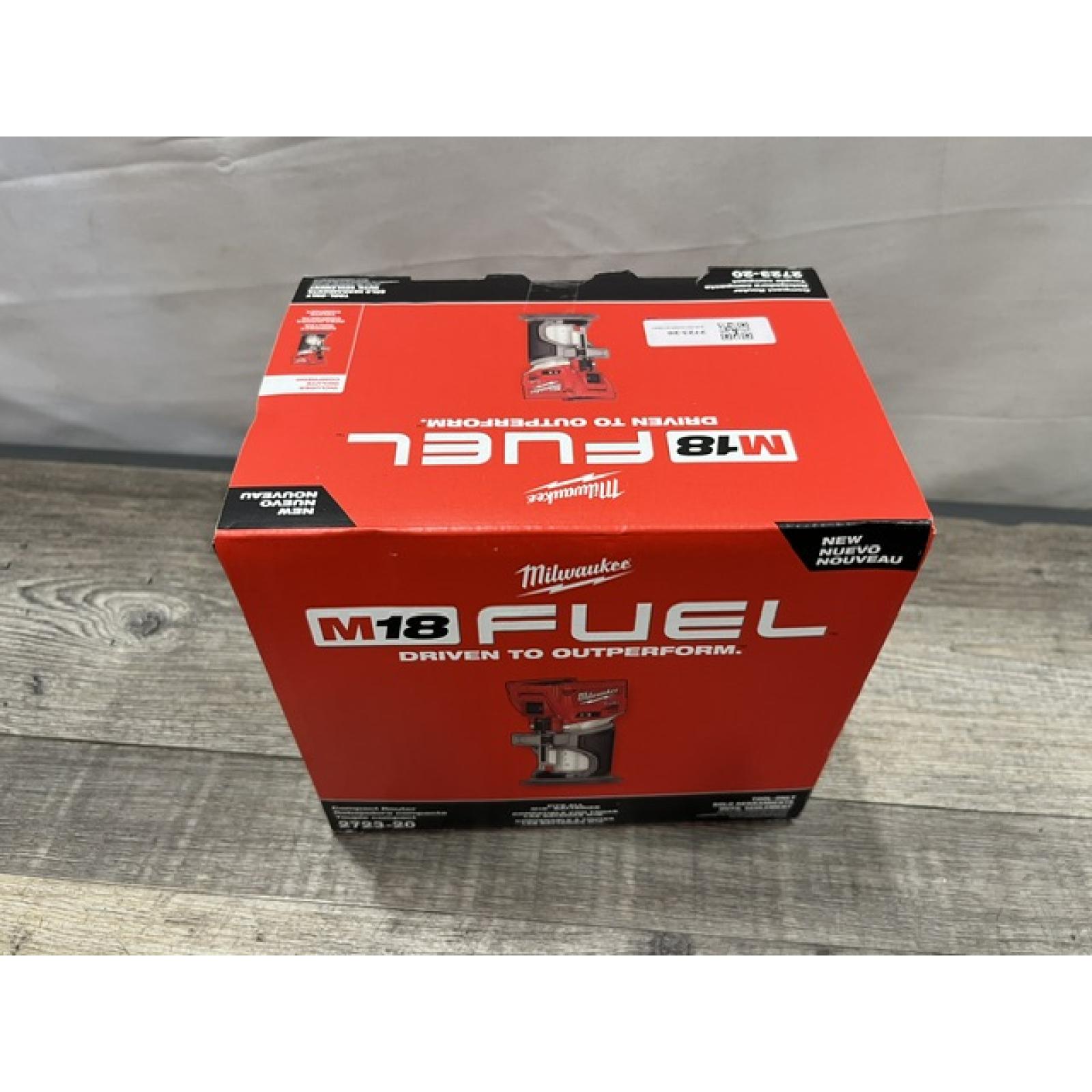 NEW - Milwaukee FUEL 18V Lithium-Ion Brushless Cordless Compact Router (Tool-Only)