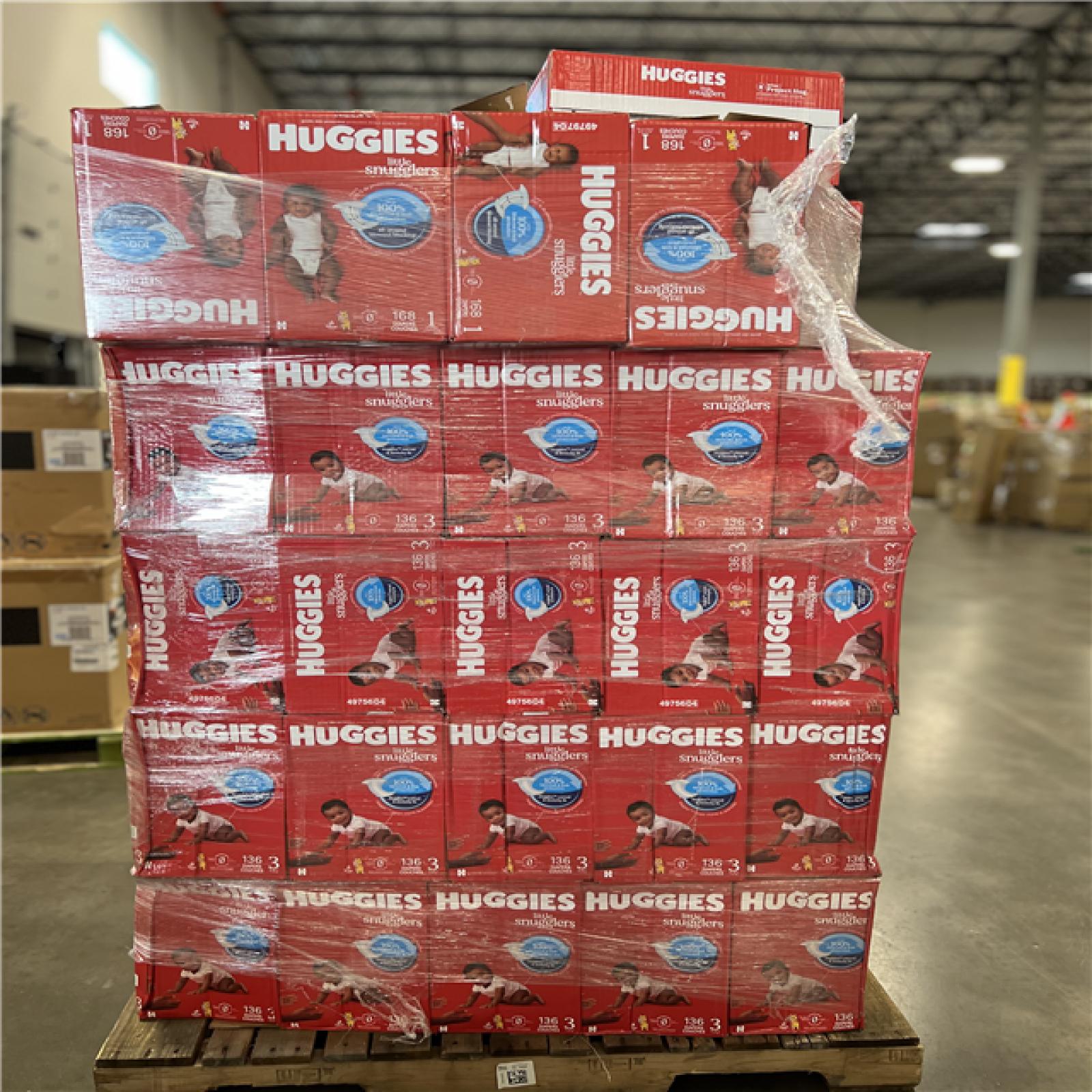DALLAS LOCATION - MIXED HUGGIES PALLET -(50 UNITS)
