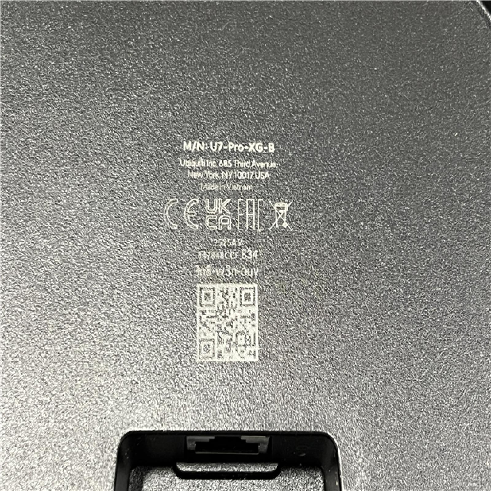 Ubiquiti U7-Pro-XG-B-US UniFi AP 7 Pro XG Black