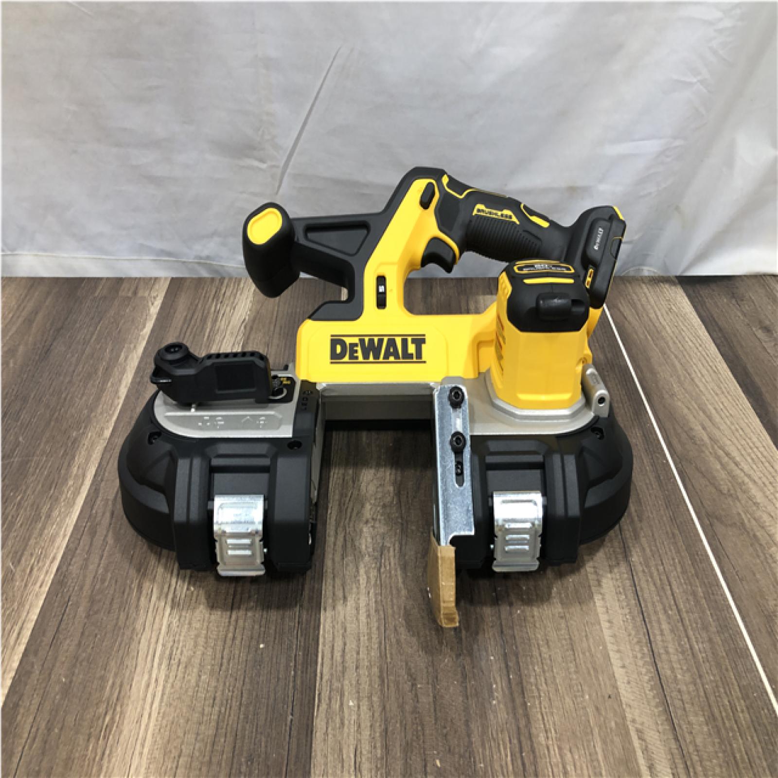 AS-IS DEWALT 20-Volt MAX 3-3/8 in. Cordless Brushless Bandsaw (Tool-Only)
