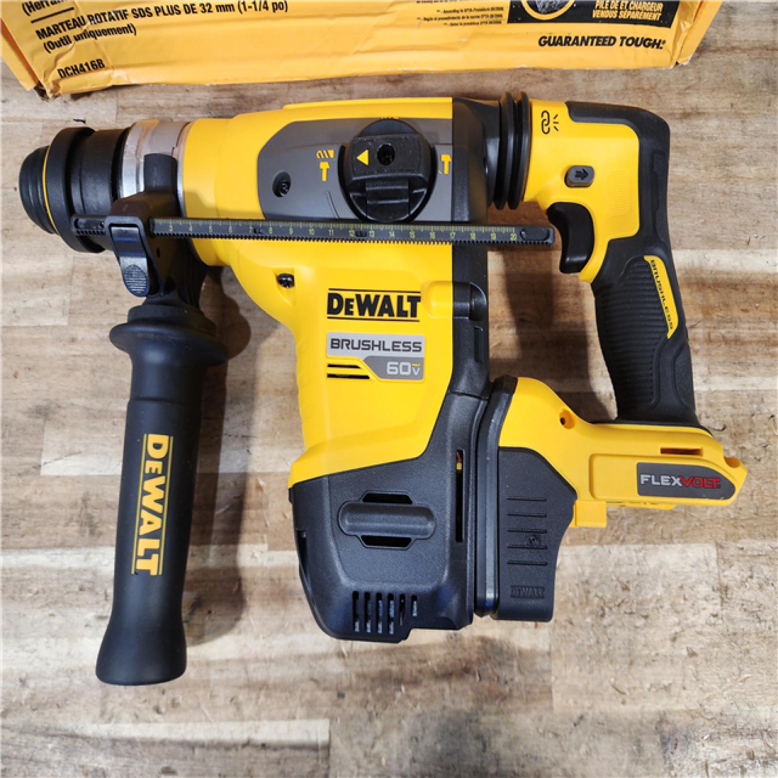 HOUSTON LOCATION - AS - IS DeWalt 60V MAX 1-1/4 in. Brushless Cordless SDS PLUS Rotary Hammer (Tool Only)