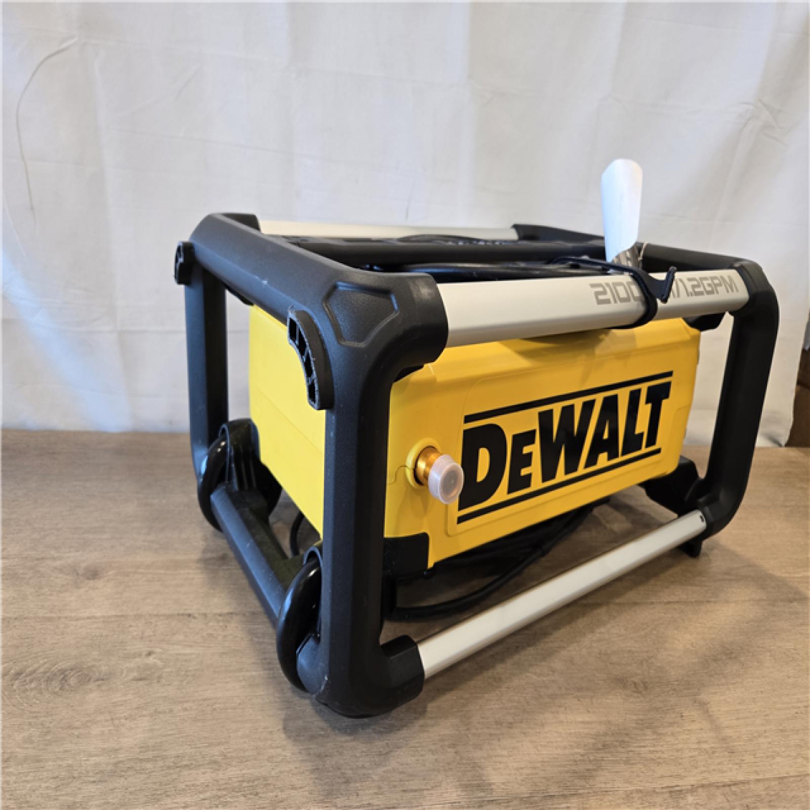 AS-IS DEWALT Electric Pressure Washer 2100 PSI Jobsite Power Washer DWPW2100