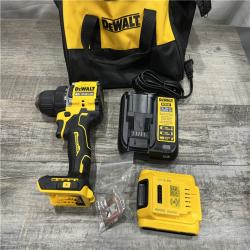 AS-IS DEWALT Atomic 20V Lithium-Ion Cordless Compact 1/2 in. Drill/Driver Kit