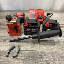 AS-IS Milwaukee FUEL 18V Lithium-Ion Brushless Cordless 1/2 in. Hammer Drill Driver Kit