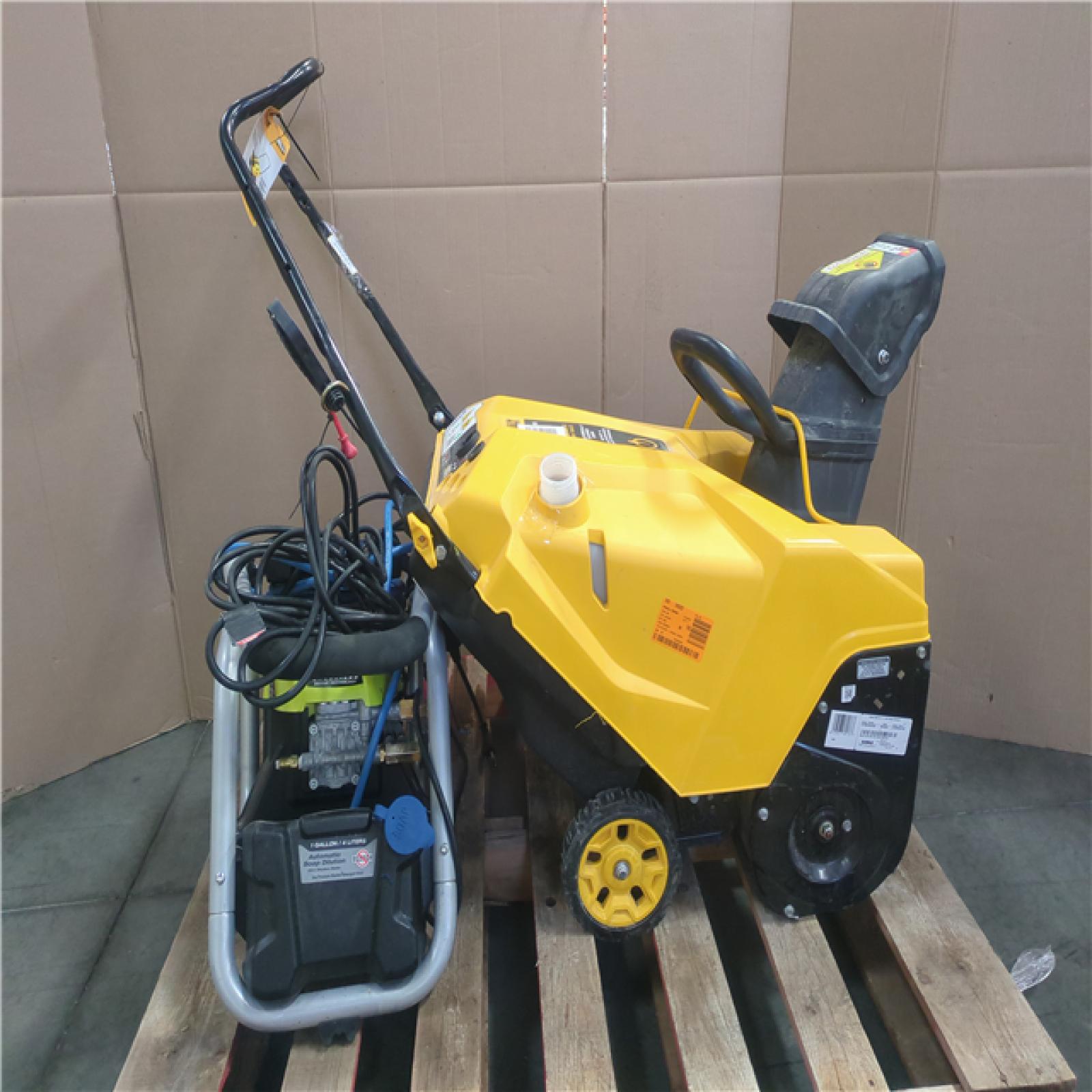 CALIFORNIA AS-IS OUTDOOR POWER EQUIPMENT