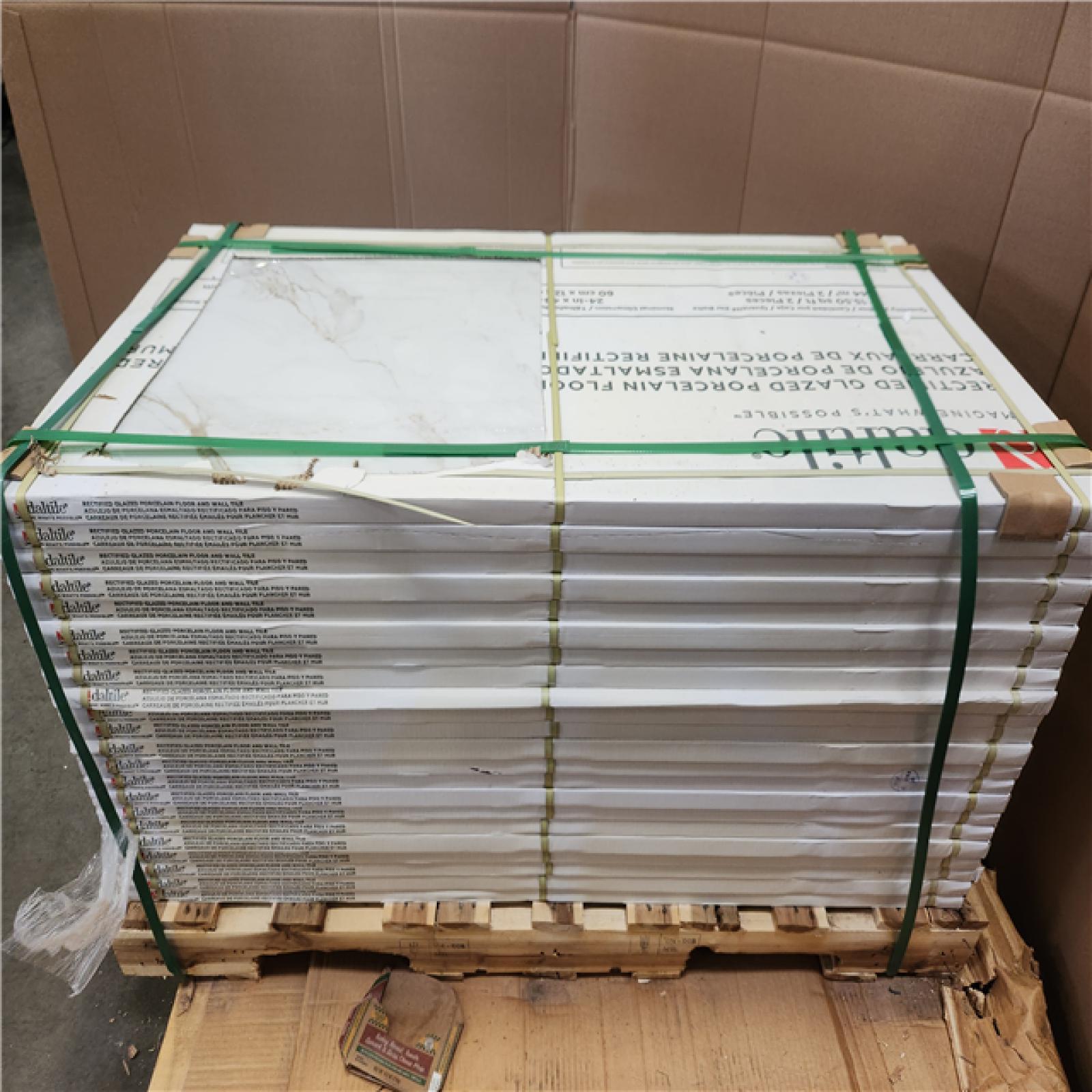 Pnoenix NEW Daltile Kesler Marble Avorio 24 in. x 48 in. Polished Porcelain Floor and Wall Tile (341 sq. ft./22 case)