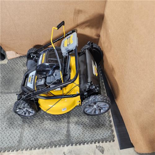 HOUSTON LOCATION - AS-IS DEWALT 21 in. 163cc Briggs and Stratton 725Exi Engine Rear Wheel Drive 3-in-1 Gas Self Propelled Walk Behind Lawn Mower