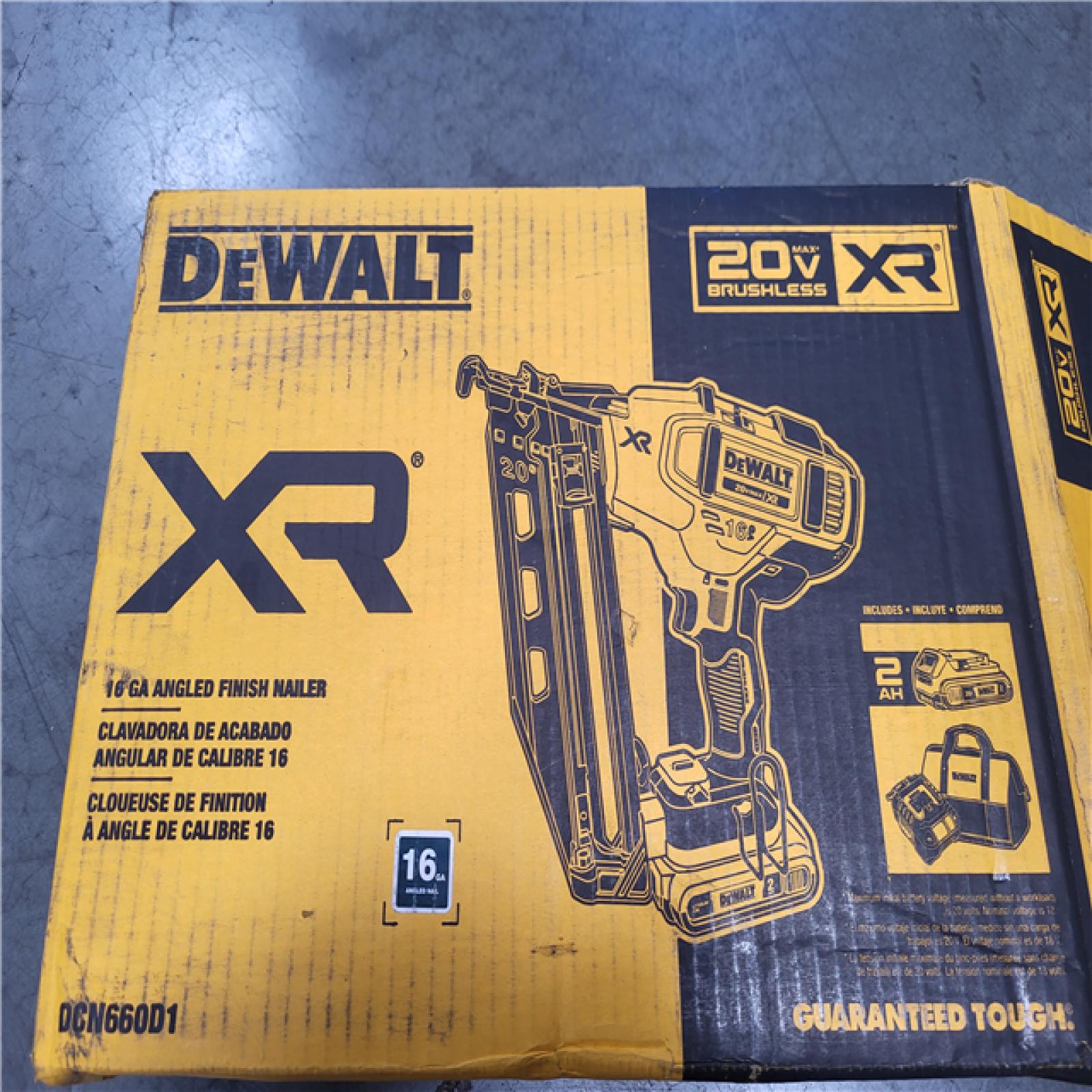 CALIFORNIA AS-IS LIKE NEW DEWALT 16 GA ANGLED FINISH NAILER