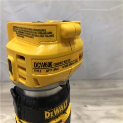 AS-IS DEWALT 20V MAX XR Cordless Fixed Base Compact Router (Tool Only)