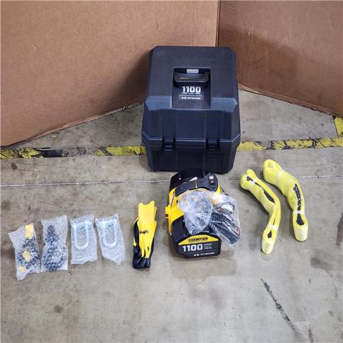 HOUSTON LOCATION - AS-IS Champion Power Equipment 1100 Lb. Portable 120-Volt Electric Winch Kit  Pulling and Lifting Capability
