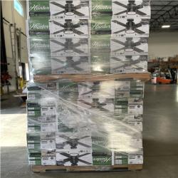 DALLAS LOCATION - Hunter Beck 42 in. LED Indoor Matte Black Ceiling Fan with Light PALLET-(54 UNITS)