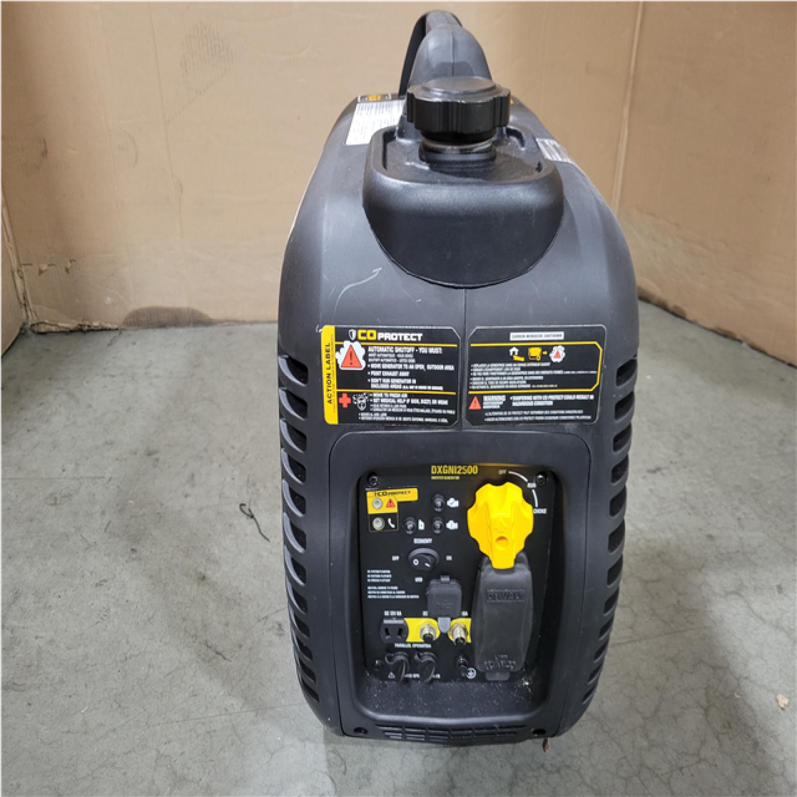 CALIFORNIA AS-IS DEWALT 2 500/2 200-WATT INVERTER GENERATOR