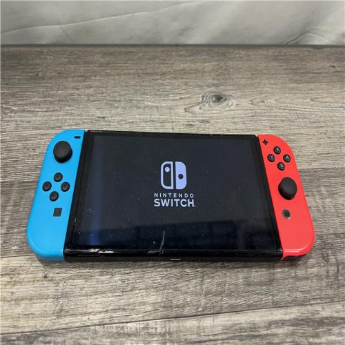 AS-IS Nintendo Switch -Neon Blue Joy-Con & Neon Red