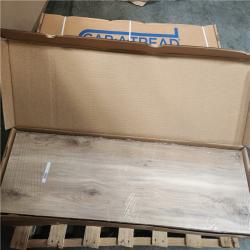 Phoenix Location NEW Cap A Tread Lathem Pine 47 in. L x 12.15 in. W x 2.28 in. T Vinyl Overlay Stair Tread and Reversible Riser Kit Pallet (9-Cases)